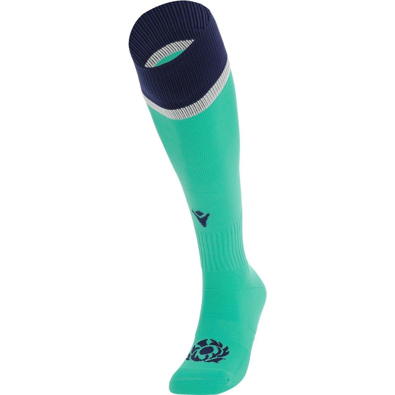 Macron, Herren, Sportsocken, outdoor-socken kind écosse rugby 2021 7s (XS), Türkis
