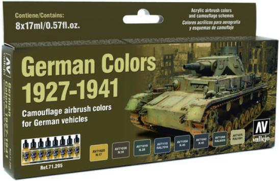 Vallejo German Colors 1927-1941 - Model Air - 71.205