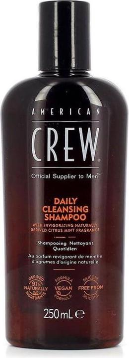 Image du produit American Crew Shampooing nettoyant quotidien 250 ml (250 ml, Shampoing liquide)