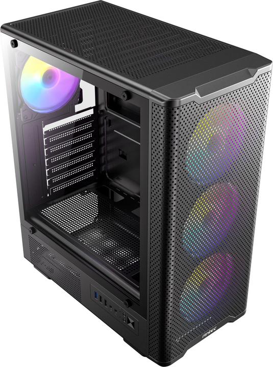 Actual product image Antec Boitier Moyen Tour ATX VX310 RGB avec panneau vitré (Noir) (ATX, ITX, mATX)