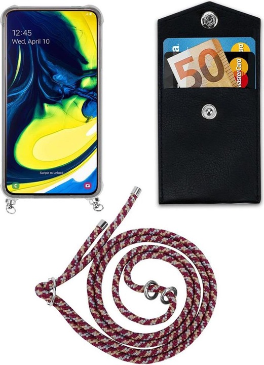 Produktbild Cadorabo TPU Handy Kette SILBER Cover