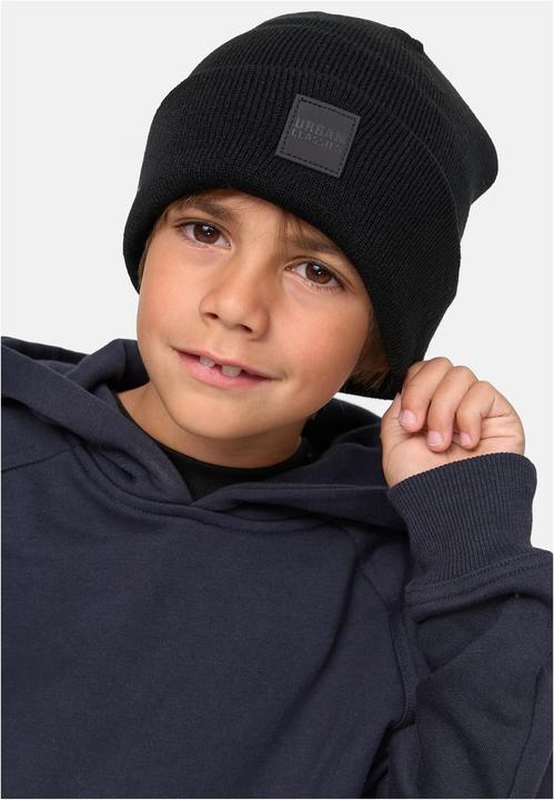 Immagine prodotto Urban Classics Logopatch Beanie per bambini 2-Pack (146/152)
