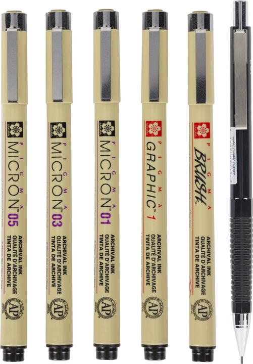 Immagine prodotto Sakura Pigma (Nero, 6 x)