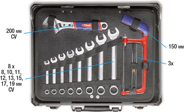 Actual product image kwb Tool box (129 pieces)