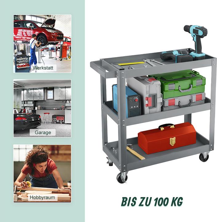 Produktbild Relaxdays Werkstattwagen