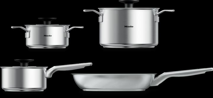 Image du produit Miele KMTS 5704-3 (Ensemble de casseroles et de poêles de cuisson, Acier inoxydable)