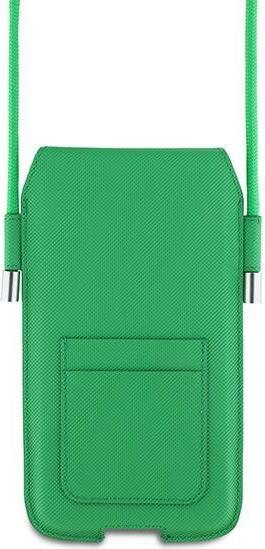 Actual product image Lacoste Torebka LCPSP15XPVCN XL zielony/green Universal Phone Sleeve Crossbody Petit Pique (Samsung Galaxy S24 Ultra, Apple iPhone 15 Pro Max)