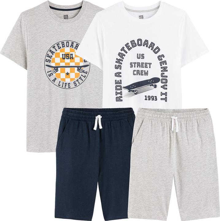 Produktbild La Redoute Collections 2er-Pack Kurzpyjamas (140)