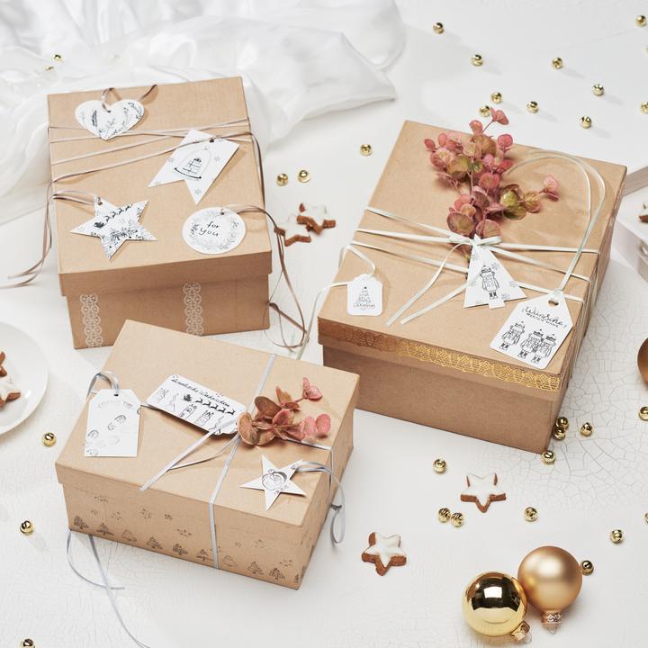 Actual product image VBS Boxes "Rectangle", 27,7x23x12,5cm, 25x20x11,2cm, 22,7x17,5x10cm (3x)