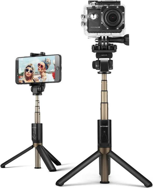Actual product image BlitzWolf 3 in 1 Mobile Phone and Actioncam Tripod Vlogging + Selfie Stick