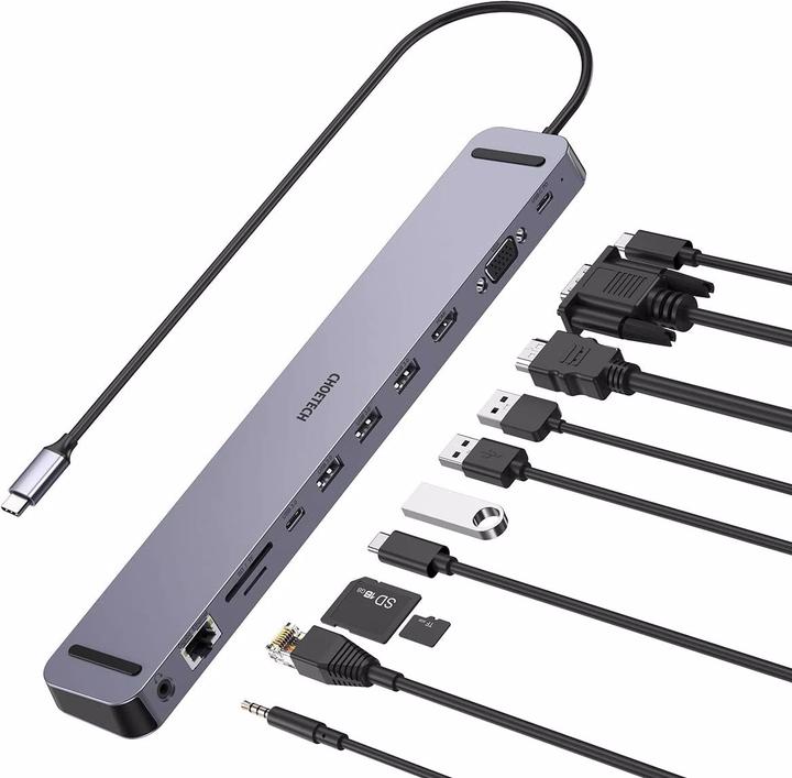 Choetech HUB-M20 (USB-C, 11 Ports)