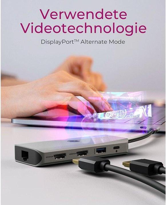 Produktbild Icy Box IB-DK4012-CPD (USB-C, 9 Ports)