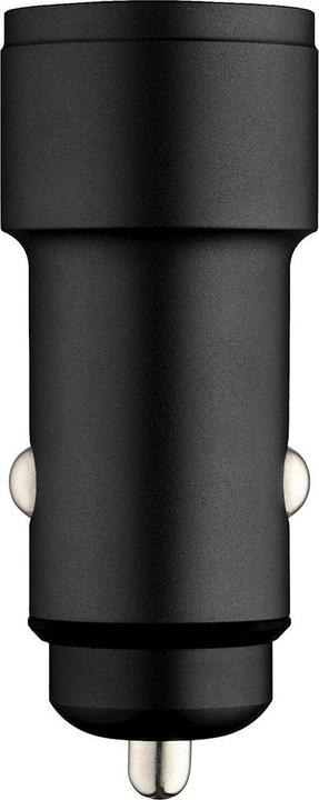 Actual product image Qualo aluminum car charger USB-C USB-A 38W QLS-AC-38