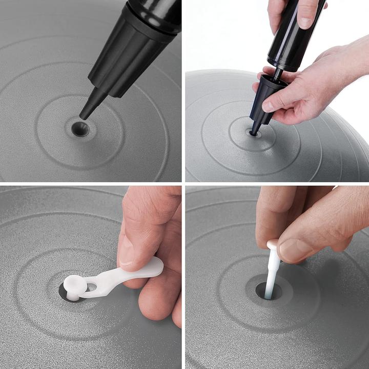 Actual product image Bodymate Gymnastikball mit Pumpe (65 cm)