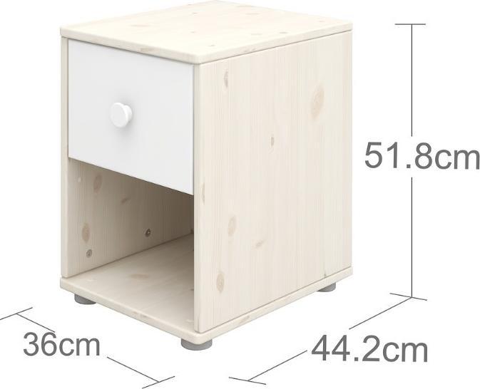 Image du produit Flexa Commode Classic avec 1 tiroir (36 x 44.5 x 52 cm)