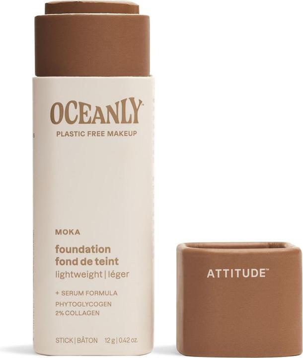 Produktbild Attitude Oceanly Plastic-Free Light Coverage Foundation Stick with Titanium Dioxide