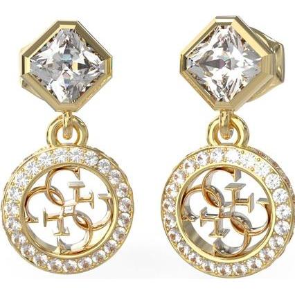 Guess, Ohrringe, 4G Crush Gold Plated Drop Earrings JUBE04154JWYGT/U