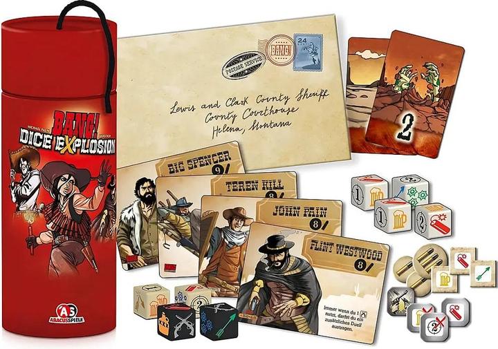 Produktbild Abacus BANG! Dice Explosion (d) (Deutsch, 3 - 8 Spieler)