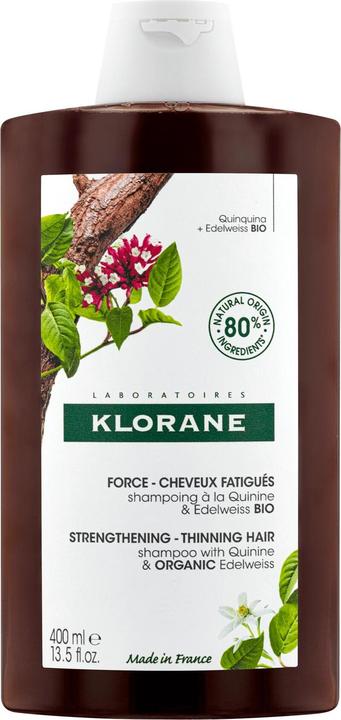 Actual product image Klorane Quinine Edelweiss Shampoo (400 ml, Liquid shampoo)