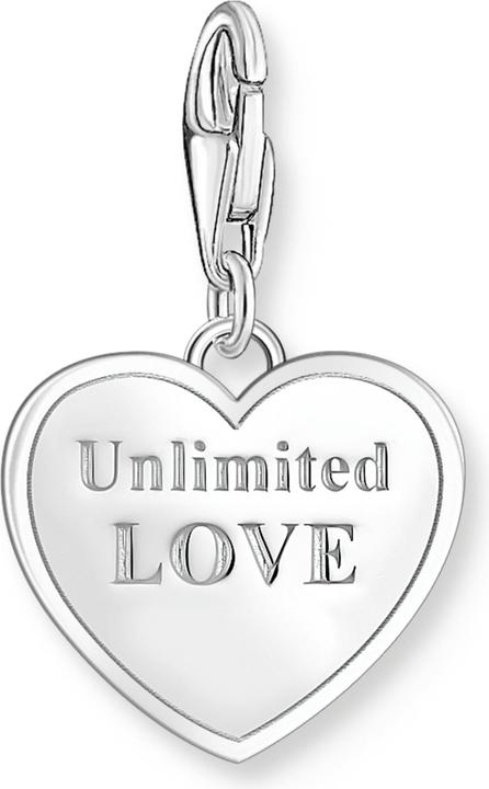 Immagine prodotto Thomas Sabo Ciondolo Charm Cuore Rosa con Migliore Mamma Argento (Argento 925, Smalto)