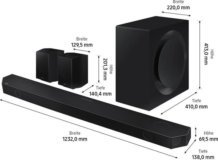 Image du produit Samsung HW-Q990B (656 W, 11.1.4 Canal)