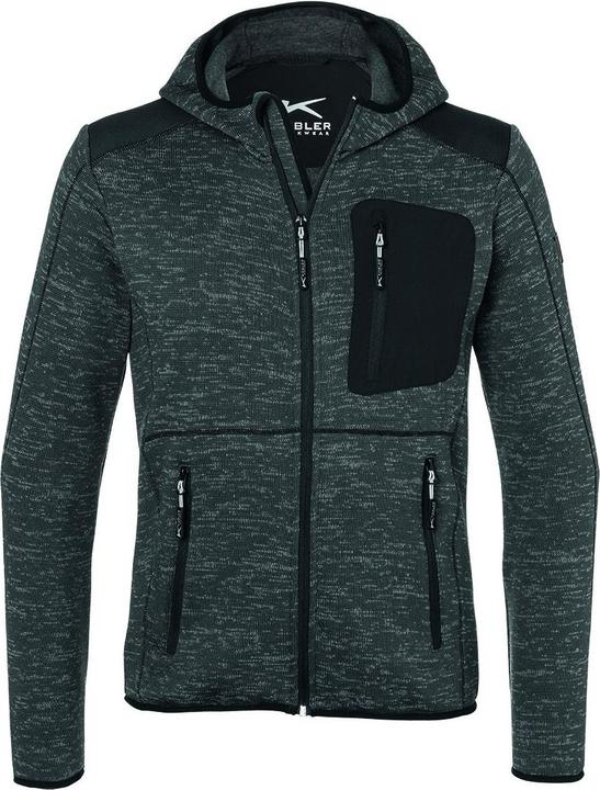 Actual product image Kübler Cardigan Light anthracite/black shape 1441 size 4XL (4XL)