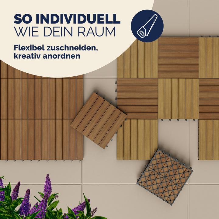 Produktbild Casaria Holzfliese (66 x)