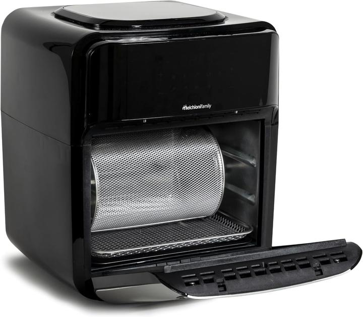 Produktbild Melchioni 118340034 fryer Single 12 L Independent 1700 W Heissluftfritteuse Schwarz, Sta