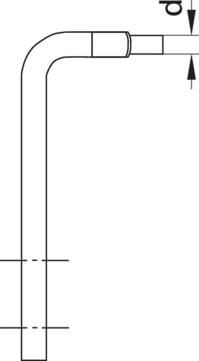 Actual product image Gedore E-8000 A 51 Spare tip pair, angled, Ø 3.5 mm