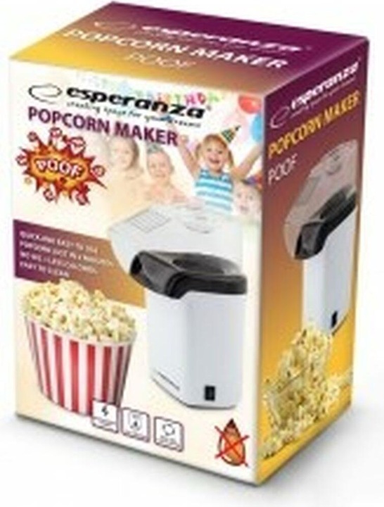 Actual product image Esperanza EKP005W popcorn machine