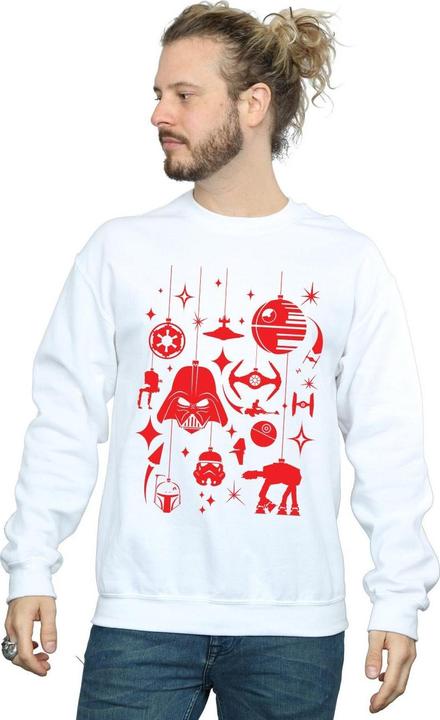 Immagine prodotto Star Wars Christmas Decorations Felpa Uomo (M)