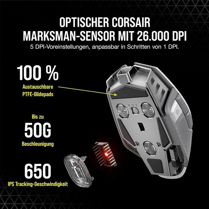 Image du produit Corsair M65 RGB ULTRA (Sans fil)
