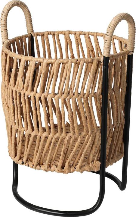 Actual product image Natura Punto Flowerpot Stand Wicker and Metal