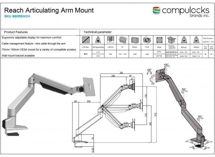Actual product image Compulocks Reach