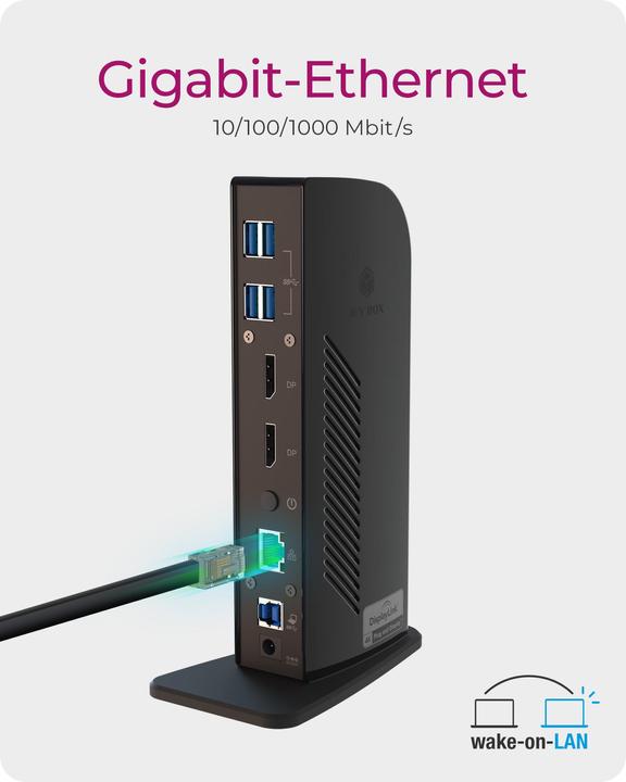 Produktbild Icy Box Ib-Dk2242ac (USB-B, 6 Ports)