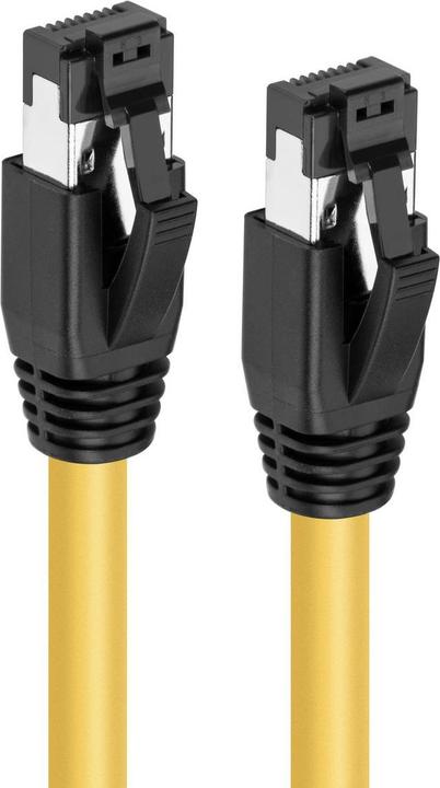 Actual product image MicroConnect CAT8.1 S/FTP 1.5m Yellow LSZH (S/FTP, CAT8.1, 1.50 m)