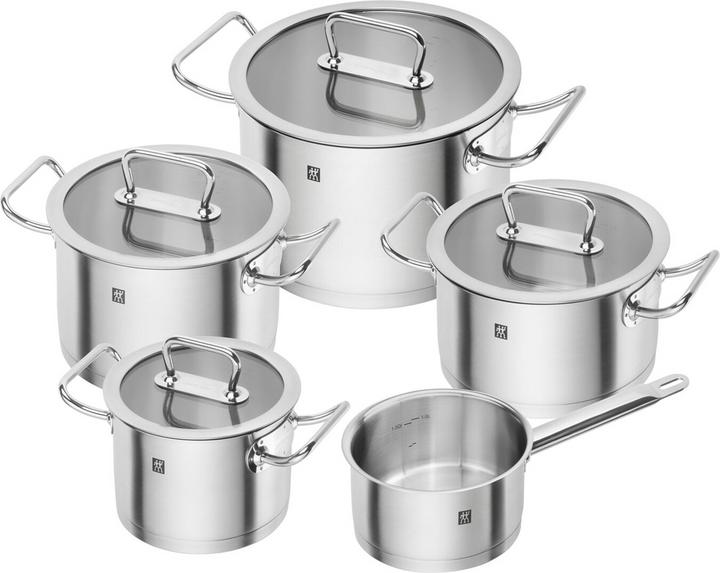 Zwilling Pannenset Pro (24 cm, Kookpotten en pannenset, Roestvrij staal)