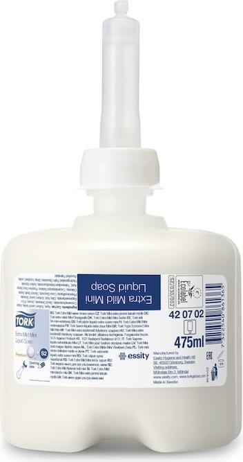 Tork 420702, Skin, Liquid soap, 475 ml, 489.3 g, 92 mm, 92 mm (Liquid soap, 475 ml)