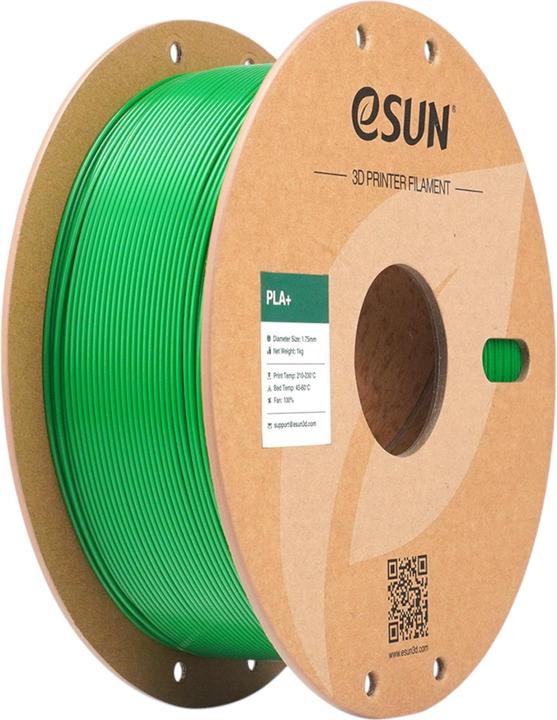 Actual product image eSUN PLA+ Gras Grün Filament 1.75mm 1Kg (PLA+, 1.75 mm, 1000 g)