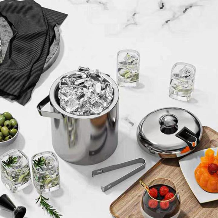 Immagine prodotto Intirilife Set di secchielli per il ghiaccio da 4 pezzi