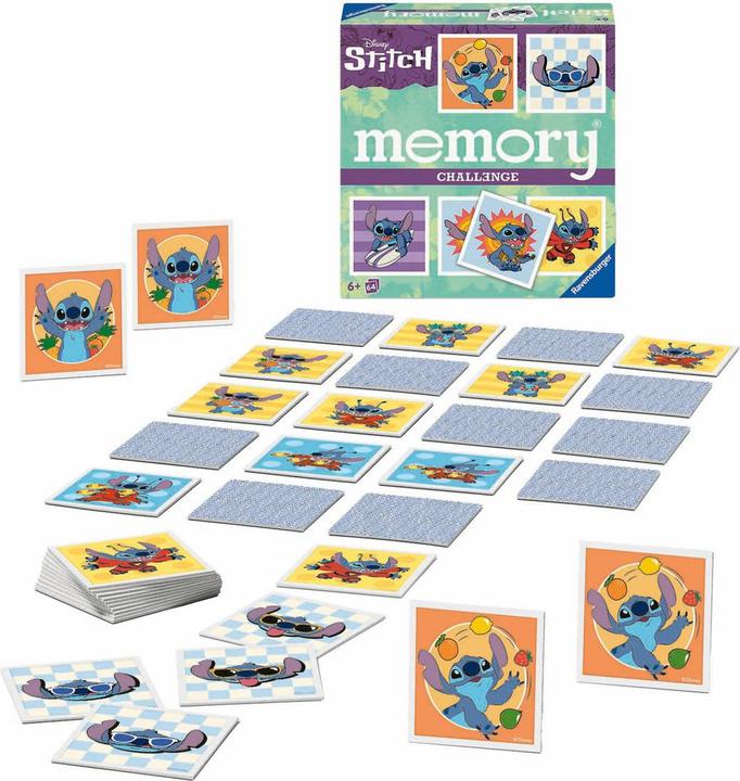 Produktbild Ravensburger 24697 - Challenge memory® Disney Stitch. Ein herausforderndes memory® für 2 -8 (Deutsch, Spanisch, Französisch, Niederländisch, Italienisch, Englisch)