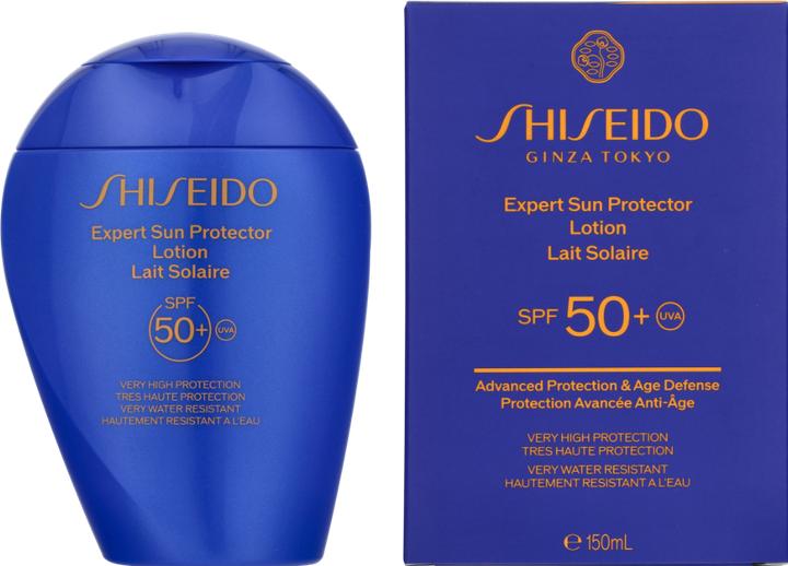 Actual product image Shiseido Expert Sun (Sun lotion, SPF 50+, 150 ml, 208 g)