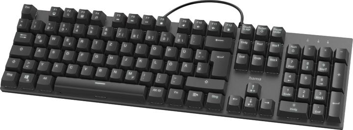 Actual product image Hama Mechanical office keyboard MKC-650, extra long cable, black/anthracite (Germany, Cable)