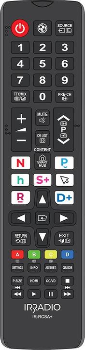 Immagine prodotto Irradio Telecomando dedicato compatibile con tutte le TV e SMART TV LCD/LED SAMSUNG, Mod. IR-RCSA+