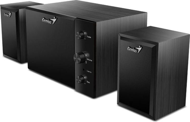 Produktbild Genius reproduktory SW-2.1 350/ 2.1/ / dÅ™evÄ›nÃ©/ ÄernÃ¡