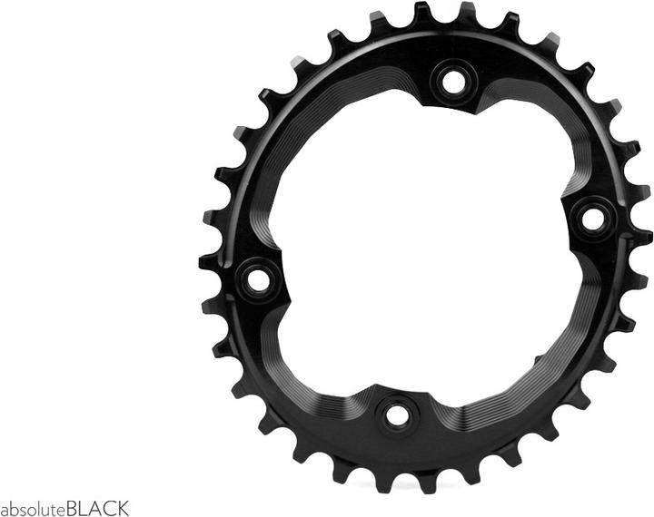 AbsoluteBlack aBLACK MTB OVAL XTR M9000/MT700 assymetrical