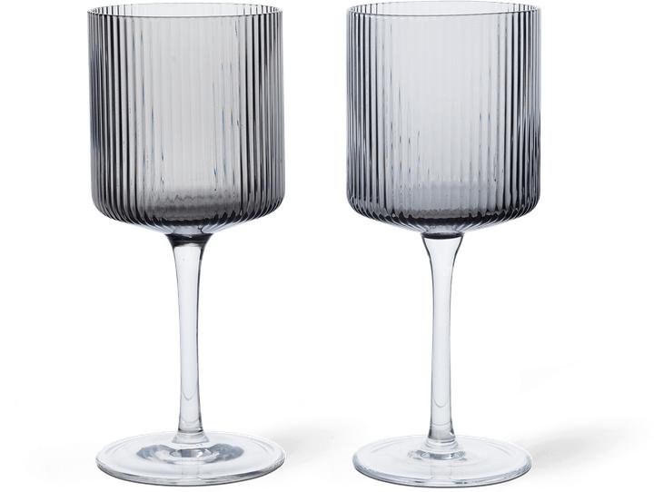 Image du produit Ferm Living Ripple (26 cl, 2 Verres, Verres à vin blanc)