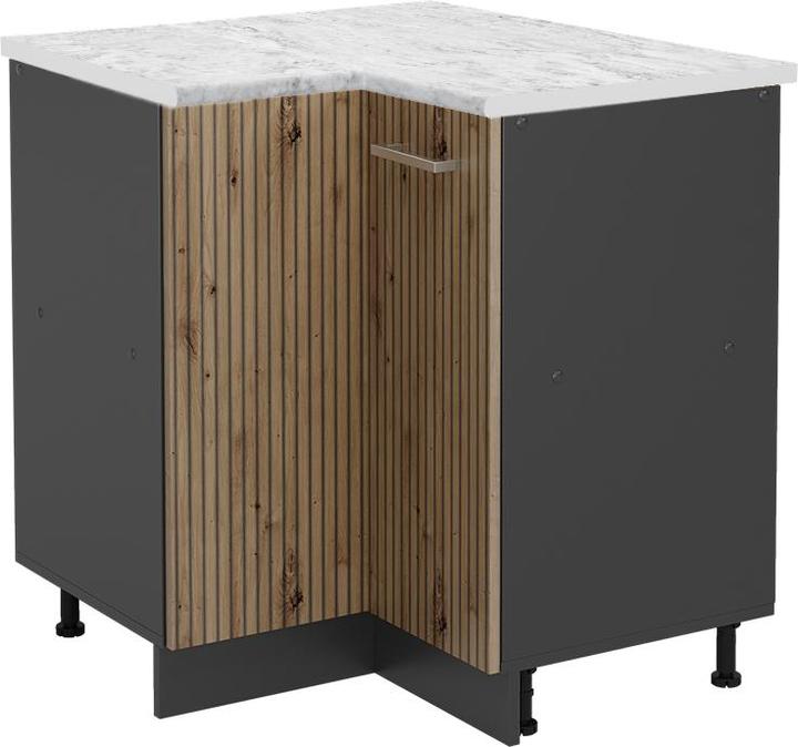 Anthrazit, Artisan Eiche, Marble-Weiss