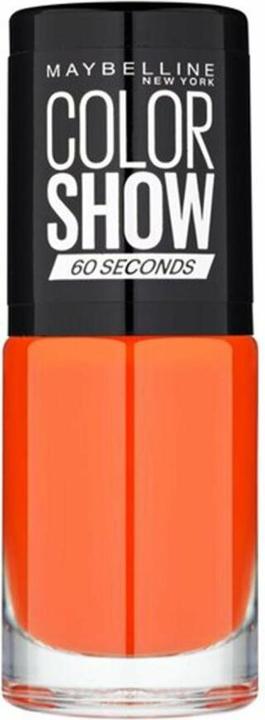 Image du produit Maybelline New York Maybelline Color Show 60 Seconds Nail Polish Nr. 312 Wow Orange 7 ml (Vernis couleur)
