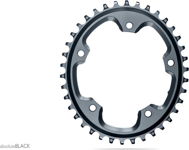 Immagine prodotto AbsoluteBLACK aBLACK Ciclocross OVAL CX 1x 110BCD 5 fori GRIGIO GRIGIO (42)